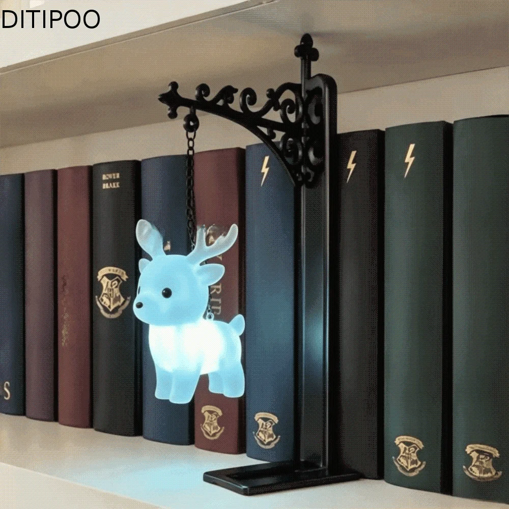 Vintage Style Library Lantern Soft Mild Light Decorative Lighting Led Night Lamp Sturdy Fine Craft Bookshelf Ghost Light Reading