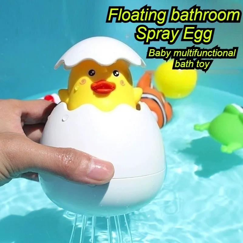 Baby Water Speelspeelgoed Badkamer Waternevel Ei Babybadje Douche Douche Multi Play Float Handtraining Puzzel Vroeg onderwijsspeelgoed