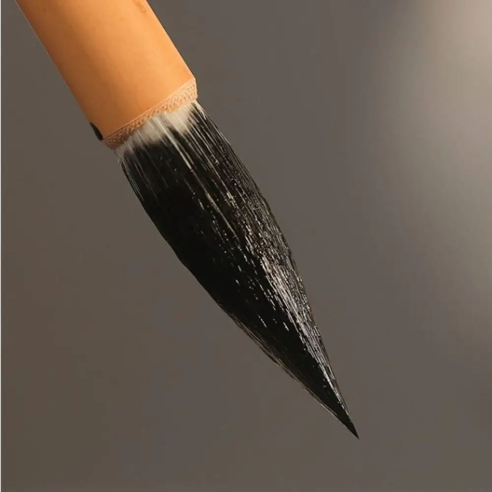 Traditional Chinese Calligraphy Brush Oil Watercolor Wolf Hair Scriptures Writing Brush Oil Painting High-end Art Paint Brush