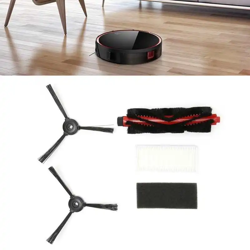 Set di sostituzione del filtro della spazzola laterale della spazzola principale della spazzatrice adatto per parti della spazzatrice elettrica M200/M201/M520M/M571/T700