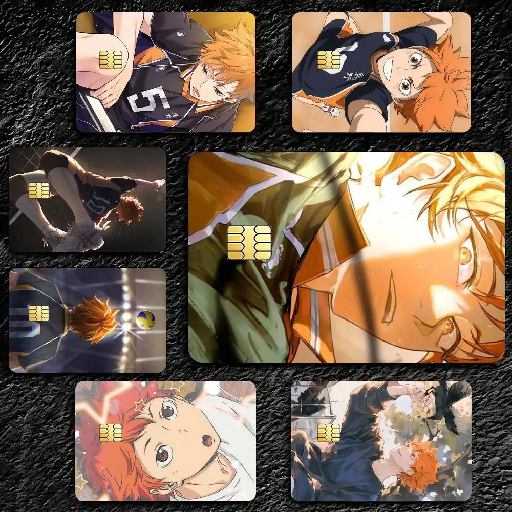 Haikyuus Shoyo Hinata High Definition Matte PVC Film Tape | For Credit Card, Debit Card Stickers & Gift Decoration