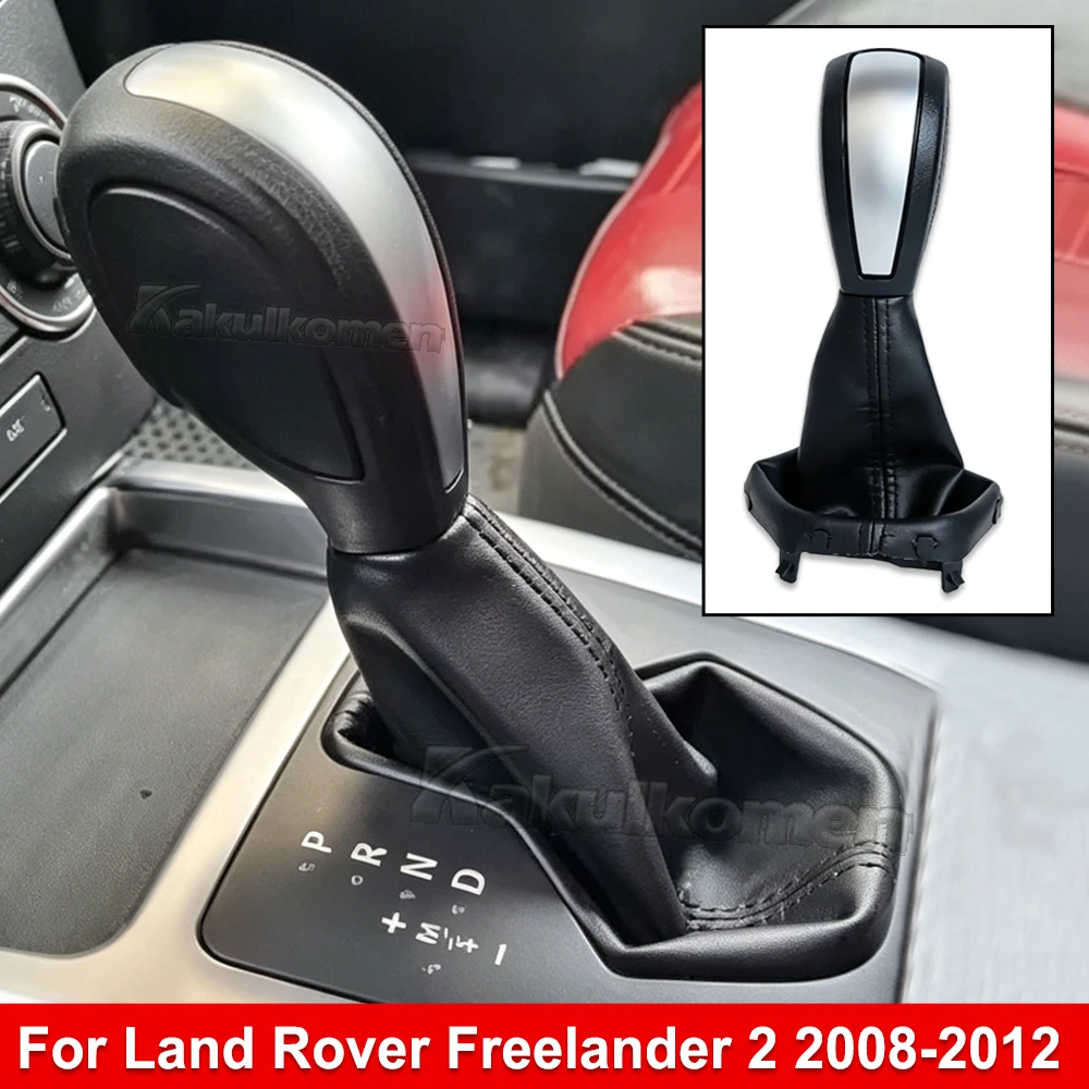For Land Rover Freelander 2 2008 2009 2010 2011 2012 Car Automatic Gear Shift Knob Lever Head Shifter Stick Gaiter Boot Cover