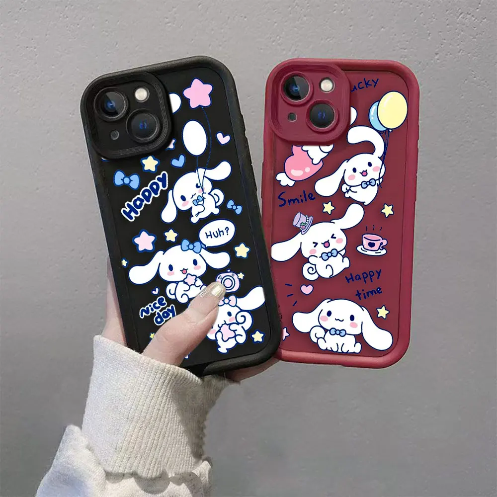 Cinnamoroll Pochacco Dog Phone Case For VIVO Y19 Y20 Y17 Y17S Y21 Y22S Y22 Y27 Y28 Y35 Y36 Y50 Y51 Y72 Y75 Y76 Y77 Y78 Y100 Case