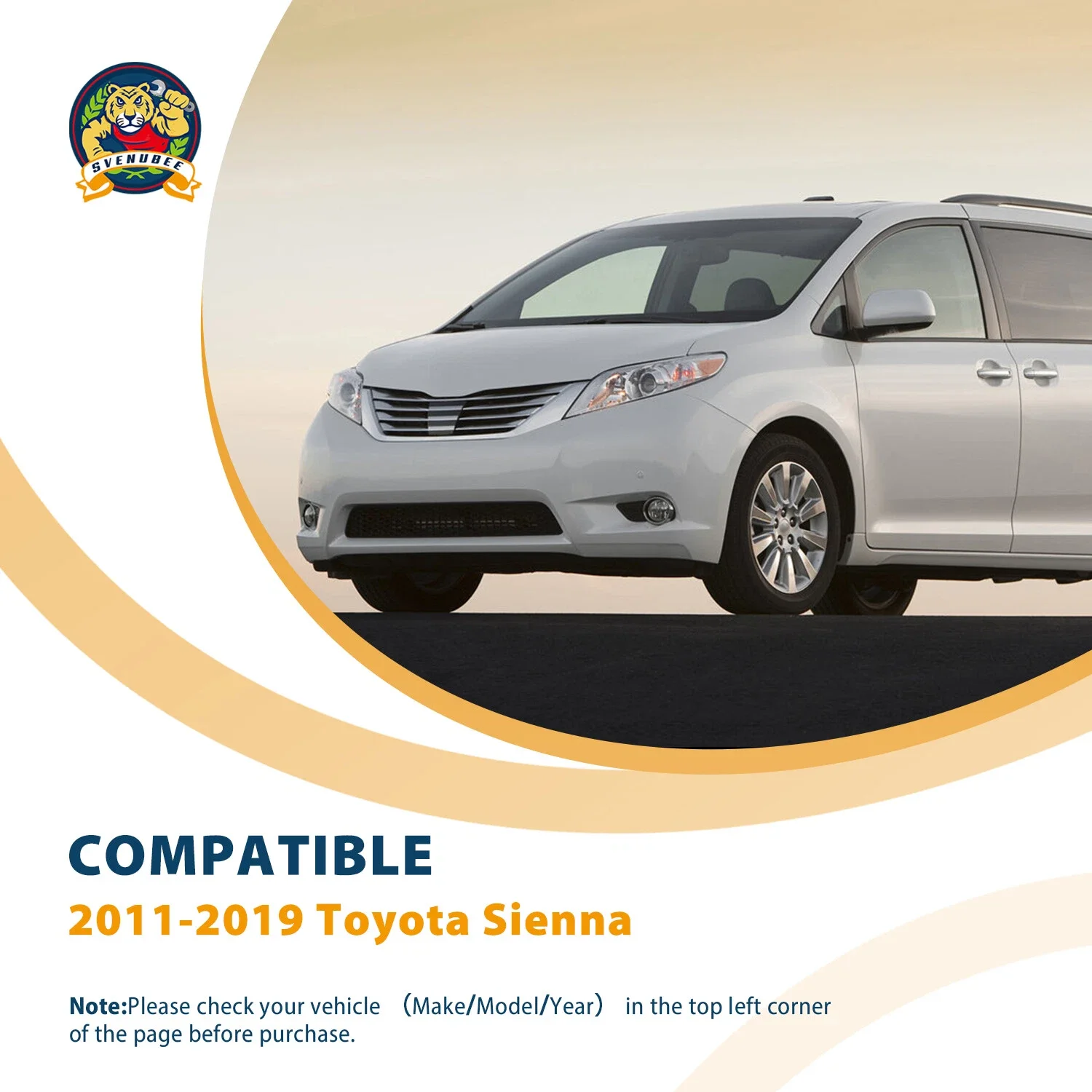 Svenubee Pair of Front Stabilizer Links Kit for Toyota Sienna 2011 2012 2013 2014 2015 2016 2017 2018 2019 4882008030 488301705