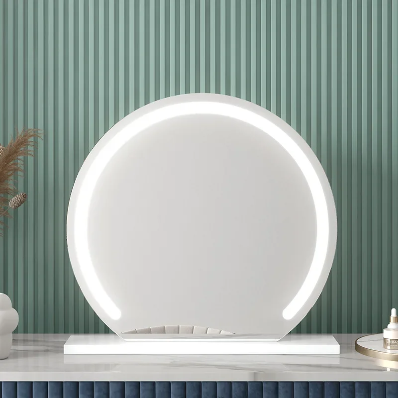 Home desktop smart vanity mirror, vanity mirror with lamp vanity table