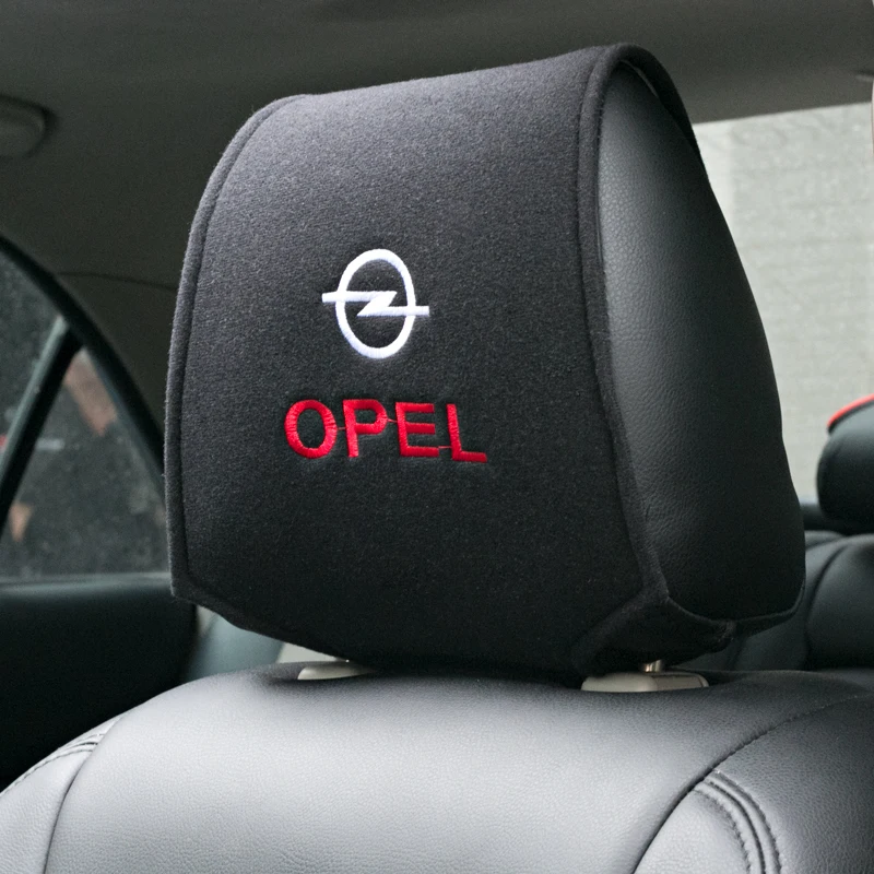 Car Headrest Covers Travel Neck Support Holder Covers for Opel Astra H G J Insignia Mokka Zafira Corsa Vectra C D Antara