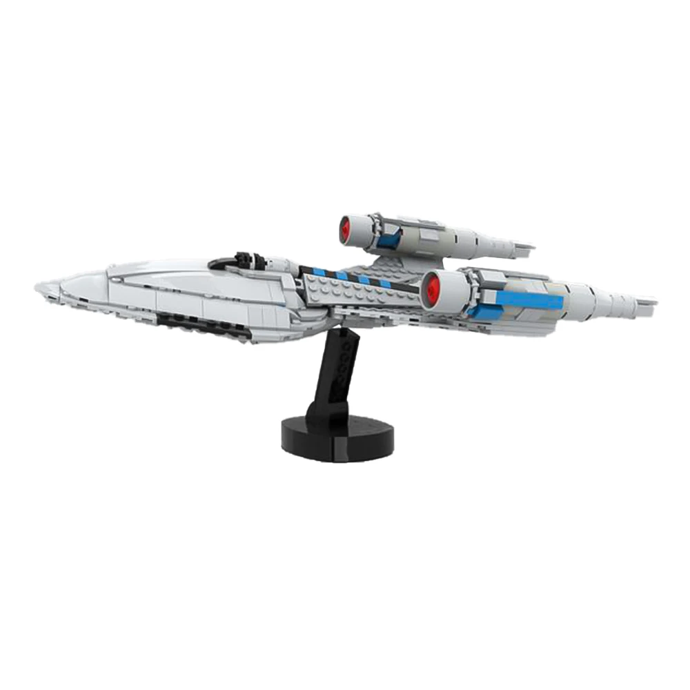 Gobricks MOC Space USS Protostars Model Building Blocks Classic Enterprises 1701-A Bricks Deep Space Nine DS9 Toy Childrens Gift