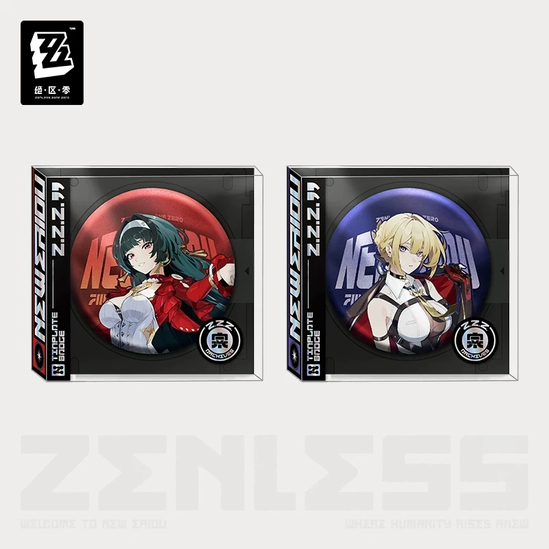Oficial ZenlessZoneZero, Anime Genuino, Serie de Arte de Personajes, Mercancía de Videojuegos, Insignias de Metal, Broches y Accesorios, Lyra