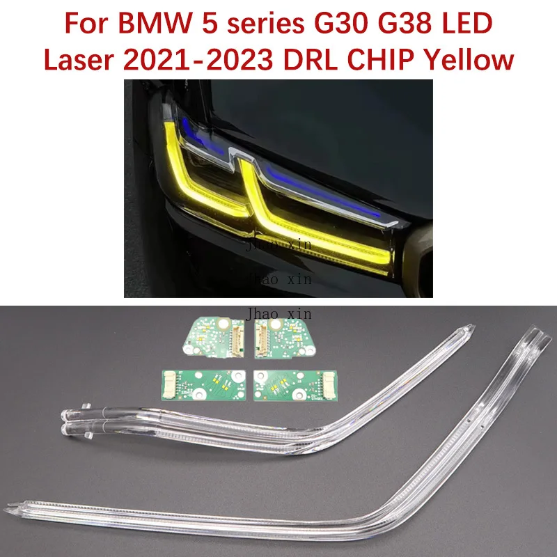

Angel Eye Chip Lemon Yellow Car Headlight DRL CHIP Suitable For BMW 5 Series G30 G38 LED 2021-2023 Laser Ballast Light Module