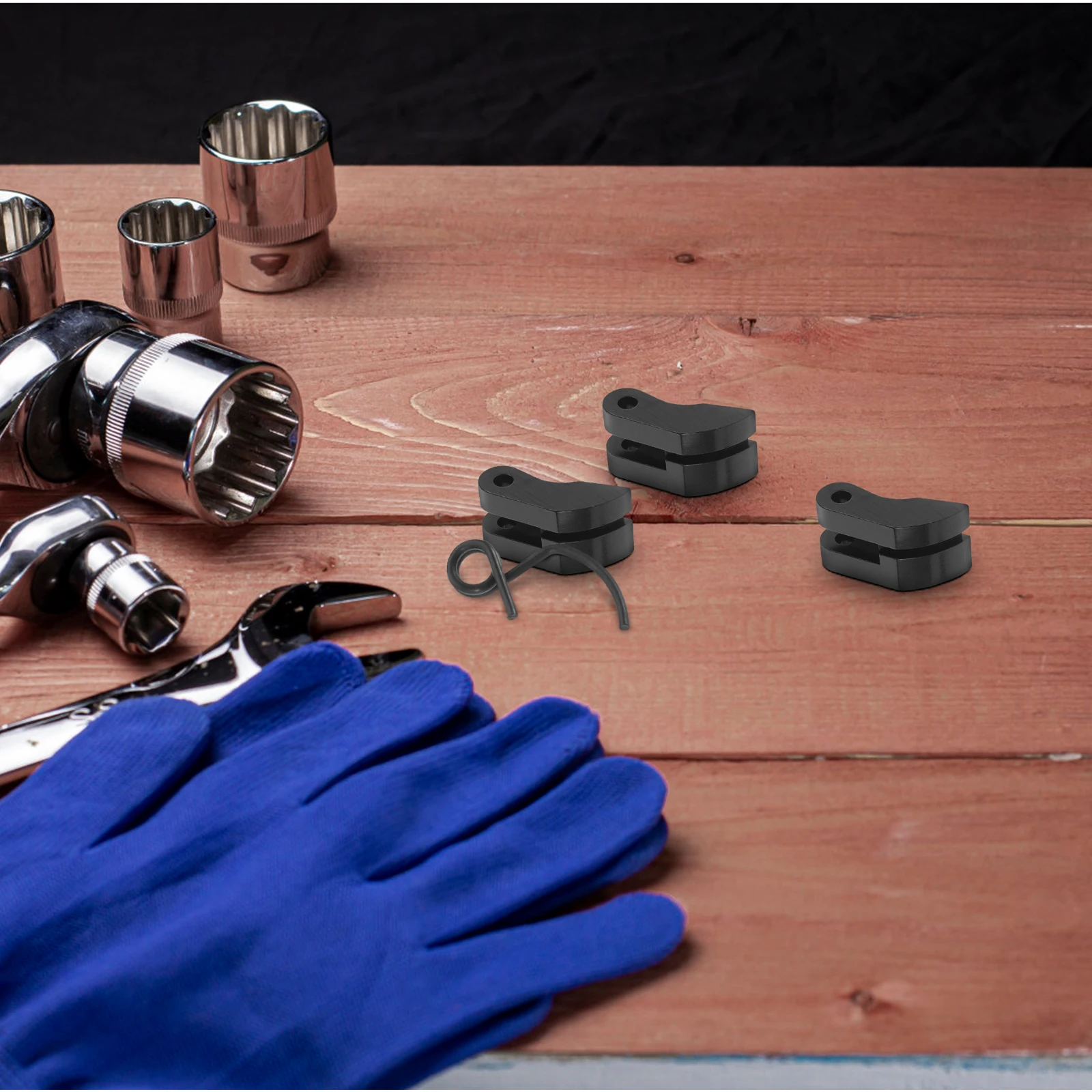 

3 Sets Metal Clutch Shoes With Springs Engine Upgrade Parts For 1/8 Rc Car Strong Durable Lightweight Gear Bearing Clutch Shoe