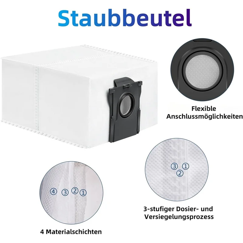 A85I-29PCS Accessories Kit For Dreame D10 Plus Gen 2/RLD32GD Vacuum Attachment Main Side Brush Filter Dust Bag Mop Cloth