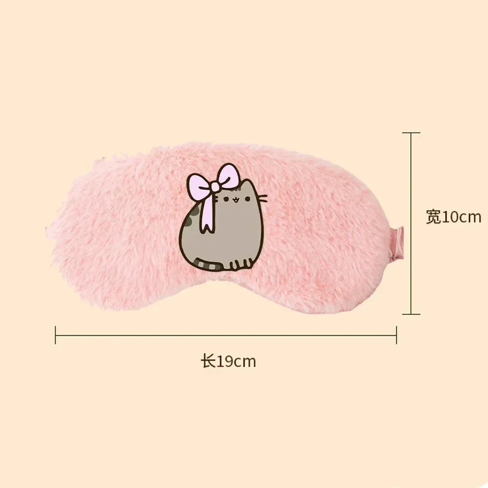 Pusheens Sleep Eyeshade Blindfold Cartoon Anime Cute Travel Eye Mask Super Soft Comfortable Light Kids Christmas Fashion Gifts