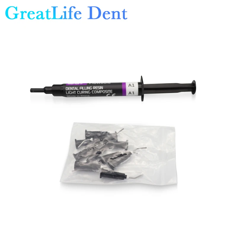

GreatLife Dent Наполнение зубов Возток Реставрационный шприц из смолы Стоматология Эмаль Материал Эстетика Композитная смола Стекло Лейнер