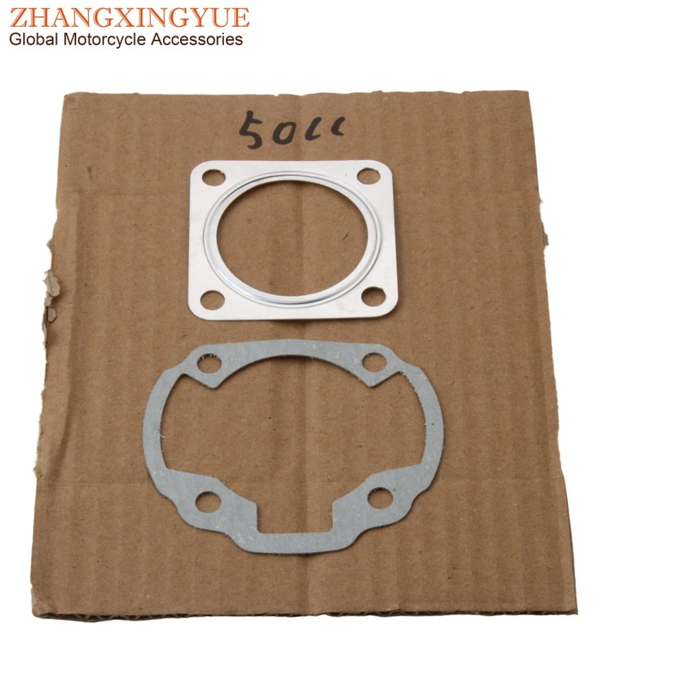 50cc 70cc Cylinder Gasket Set Top End For Suzuki Address 50 AJ AP Estilete Katana Sepia ZZ 50 AC 2T Engine Parts