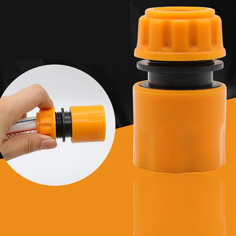 Conector rápido de manguera de jardín, 2 piezas, 1/2 pulgadas, junta de conexión rápida, acoplador de reparación, adaptador de riego de jardín