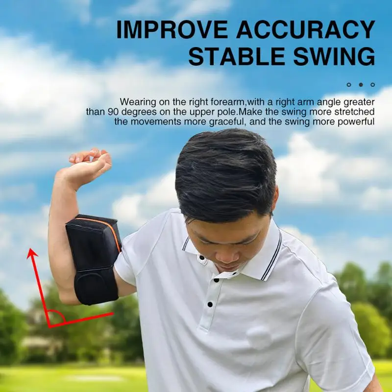 

Multifunctional Elastic Golf Swing Trainer Arm Band Golf Swing Gesture Corrector For Men Women Beginners Training Aids