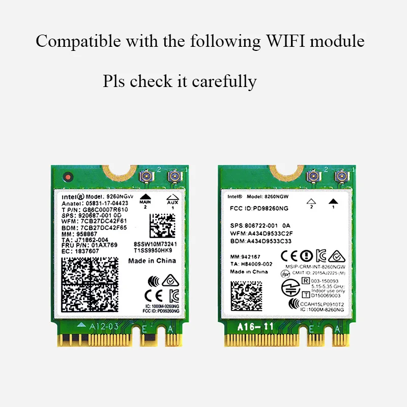 XT-XINTE A+E Key M.2 NGFF To Mini PCI-E Wireless WIFI Compatible-Bluetooth Module m2 NGFF to mPCIE Adapter Card Converter for PC