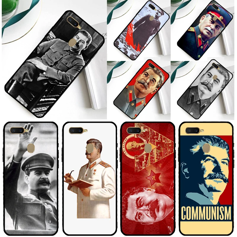 Russian Stalin Ussr Communism Case For OPPO A5 A9 A31 A53 A53S A1K A15 A16 A52 A72 A83 A91 A93 A54 A74 A94 Cover Fundas