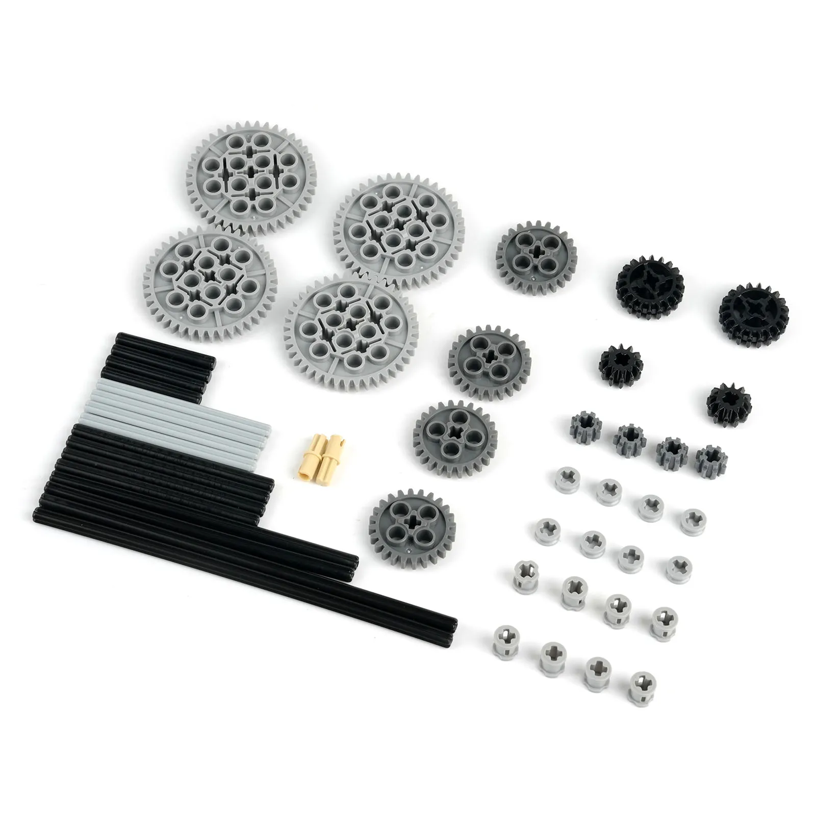 MOC Gears Axle Set Technical Tracks Wheels Pack Tank Chain Crawler compatible for Legoeds 3711 3873 57518 88323 15379 14696