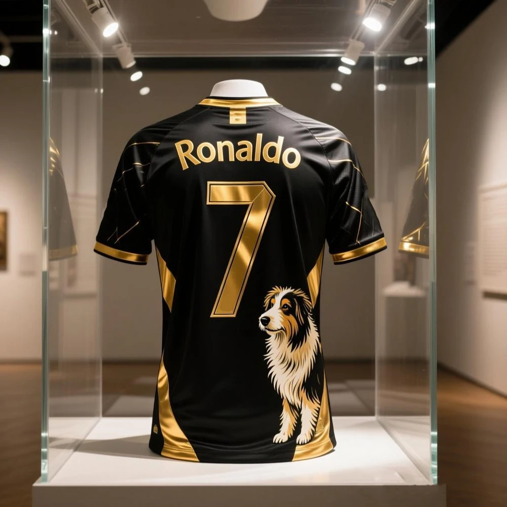 

Мужская футболка с коротким рукавом «Португальская овчарка» Роналду 7, летняя быстросохнущая тренировочная дышащая футболка с 3D принтом для занятий спортом на открытом воздухе