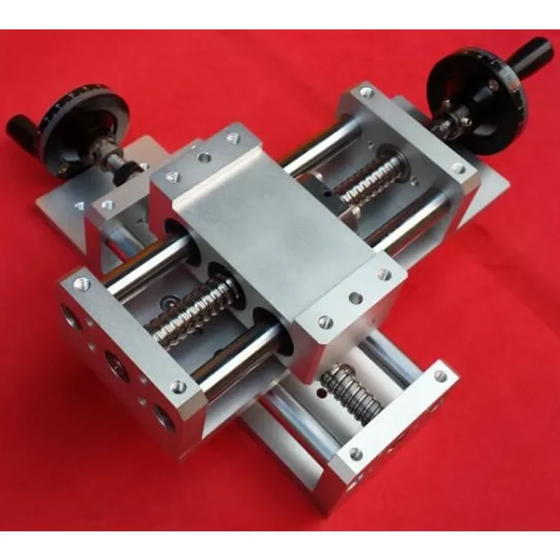 Precision linear slide table XY axis Manual cross slide THK KR60 ball screw CNC slide precision ≤ 0.02MM