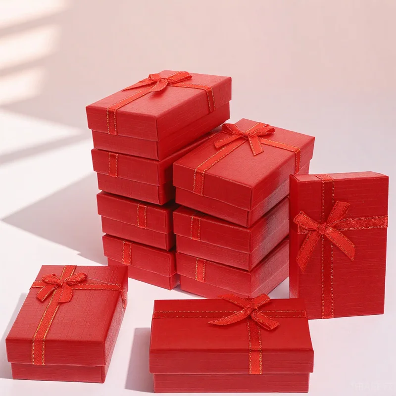 

24Pcs Jewelry Packaging Box Small Portable Storage Case for Rings Earrings Necklaces Chain Pendants Travel Organizer Gift Box