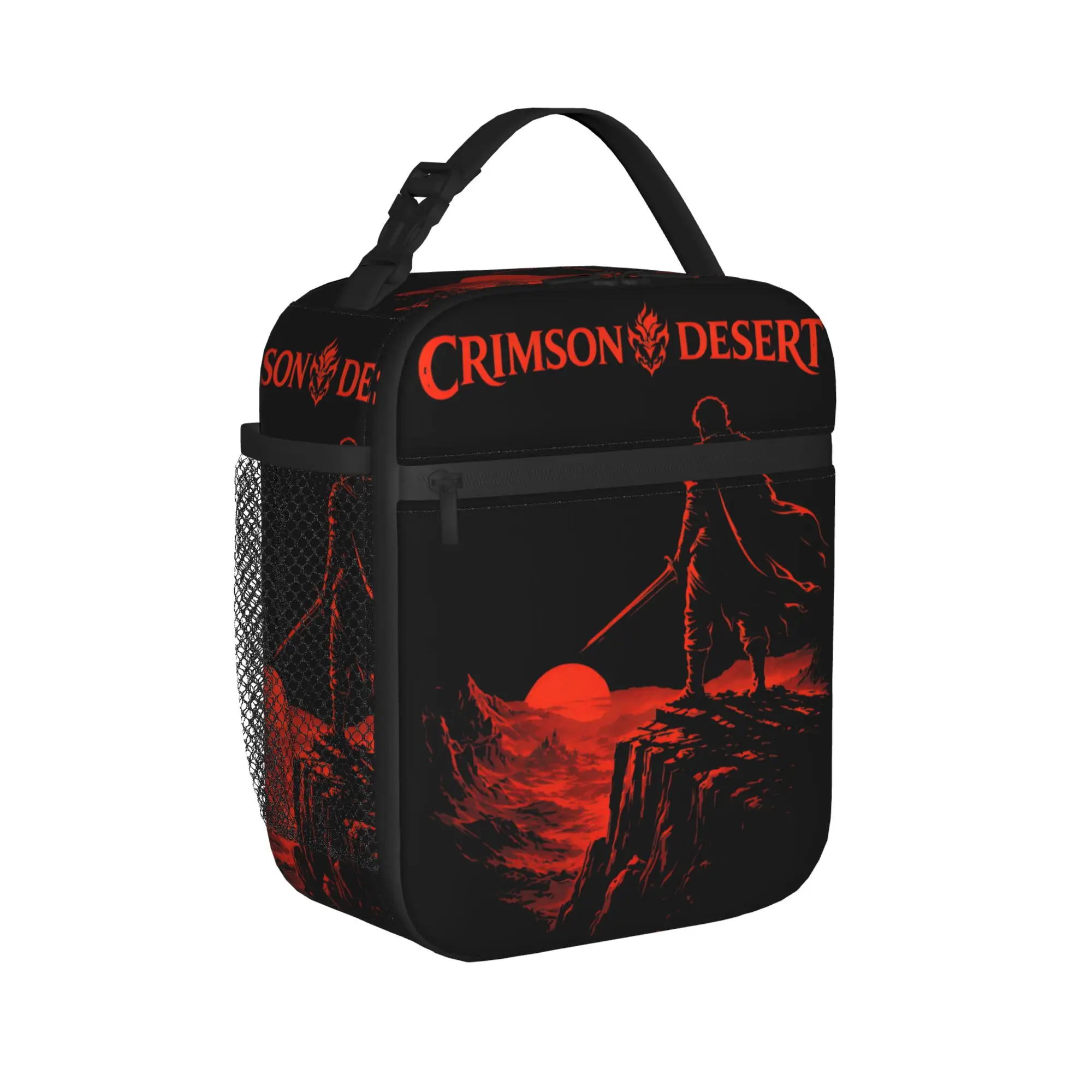 Pearl abyss crimson desert  Insulated Lunch Bag for Men Women  Storage Box Leakproof Thermal Cooler Lunch Box For School Office