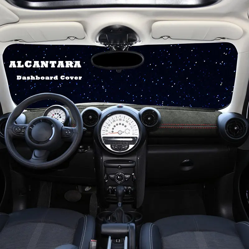 

Custom Alcantara Dashboard Cover Wrap for MINI COUNTRYMAN 2011-2016 Mat Shade Cushion Pad Carpet Cars Accessories Car-styling