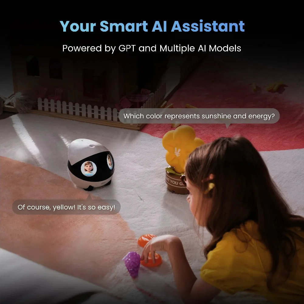 New Arrival EBO AIR2 PLUS | Smart Companion Robot with Ai, Obstacle Avoidance & Video Calls,
