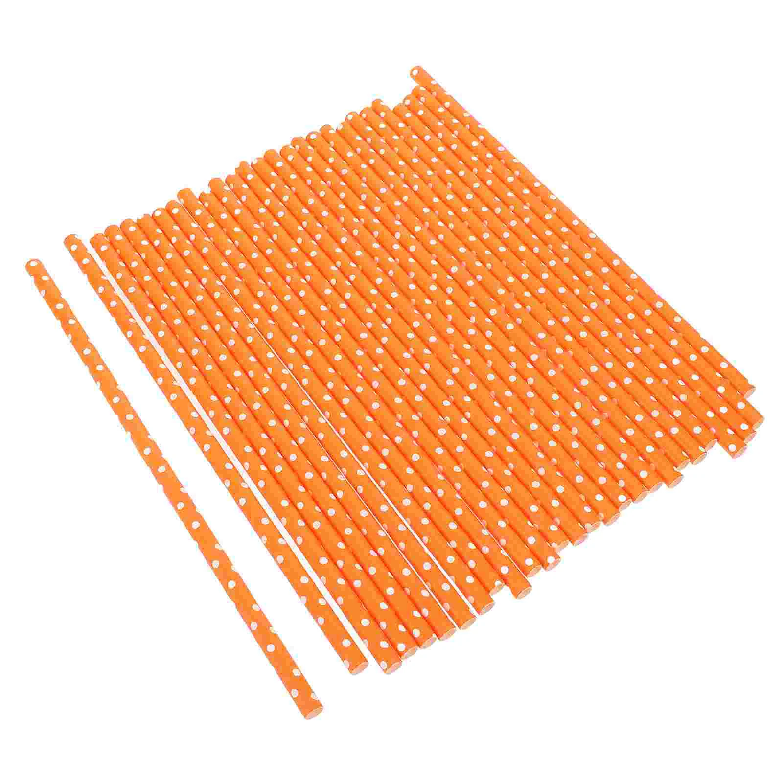 

100 Pcs Colored Paper Straws Portable Birthday Party Supplies Drinking for Decor