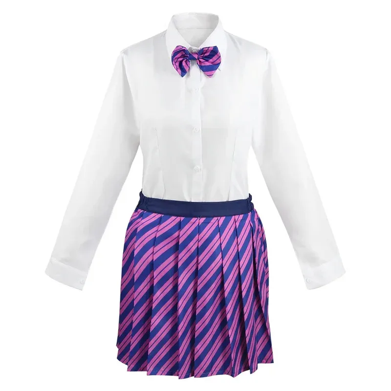 Komi는 의사소통을 할 수 없습니다 Komi Shoko Osana Najimi 코스프레 의상 복장 셔츠 타이 짧은 가발 목 여성 애니메이션 유니폼 할로윈