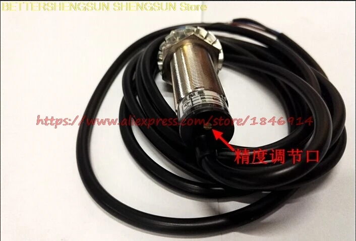 M18 analog proximity switch Linear displacement sensor Output 0-10V 10-0V distance 0-8MM