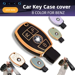 Key Fob Case for Benz Key Case For Mercedes Benz A B C E S Class W204 W205 W212 W213 W176 GLC Benz Key Case Car Accessories