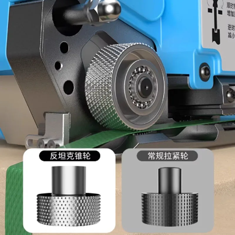 Portable Electric Strapping Machine with Plastic Steel Belt PP Belt Bundling Belt Tightening and Integrated Bundling Machine