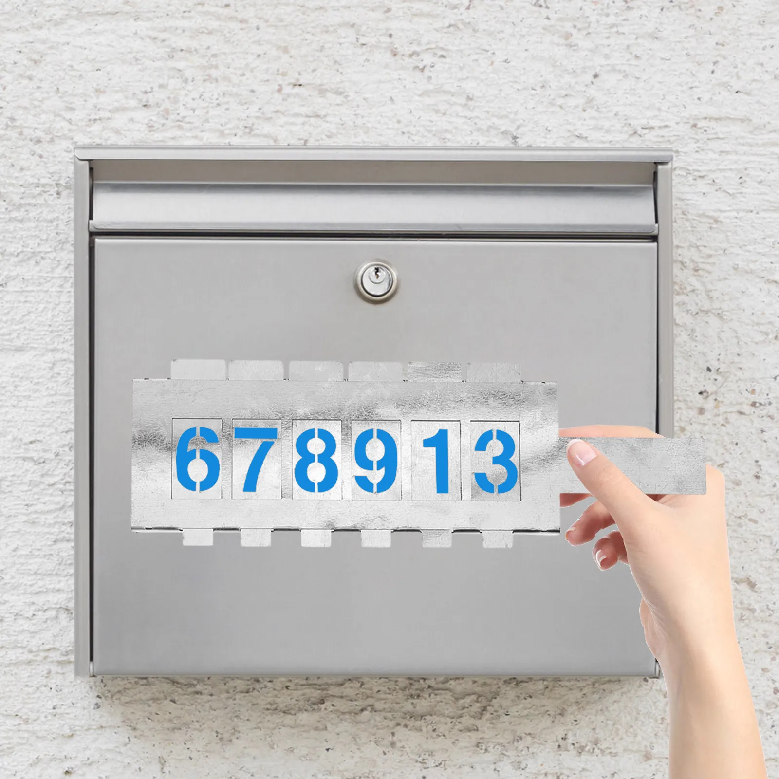 

Набор из 1 шт. многоразовых трафаретов с вырезанными буквами и цифрами для спрей-краски, поделок, DIY-проектов, шаблонов для рисования, инструментов