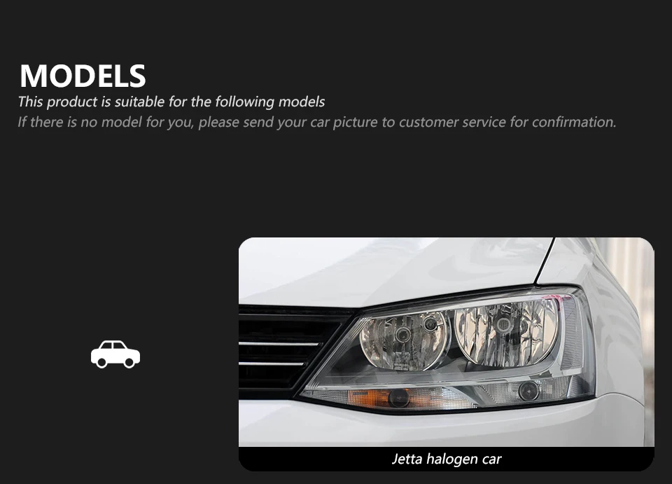 AKD Head Lamp for VW Jetta Sagitar MK6 LED Headlight 2011-2018 Headlights MK6 DRL Turn Signal High Beam Angel Eye Projector Lens