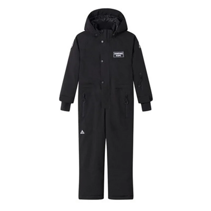Solid Color Men's and Women's Skiing Clothes, Windproof, Waterproof, Warm, Fashionable, Winter Warm One-piece Skiing Clothes