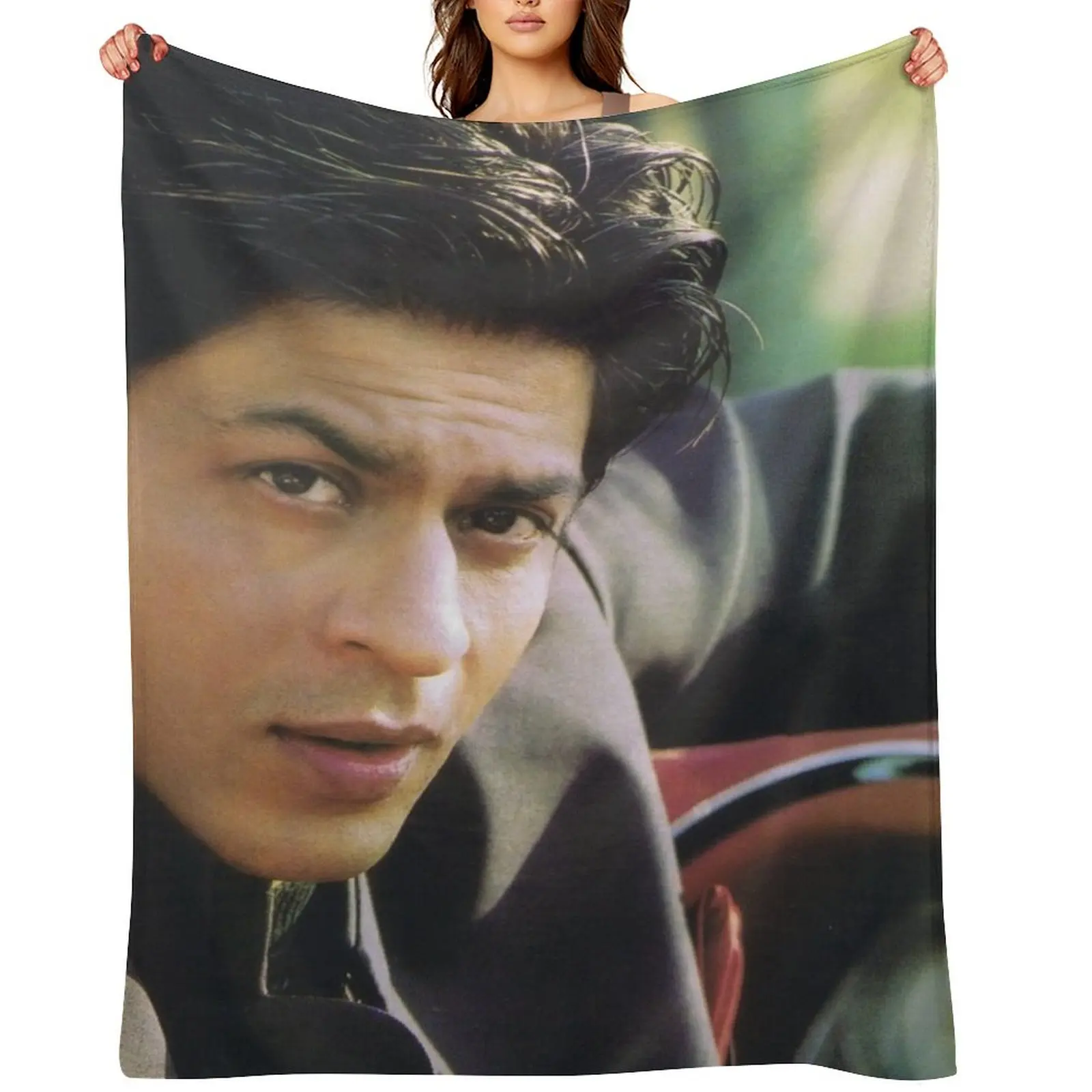 

shahrukh khan Throw Blanket halloween Luxury Blankets For Baby Hair Blankets