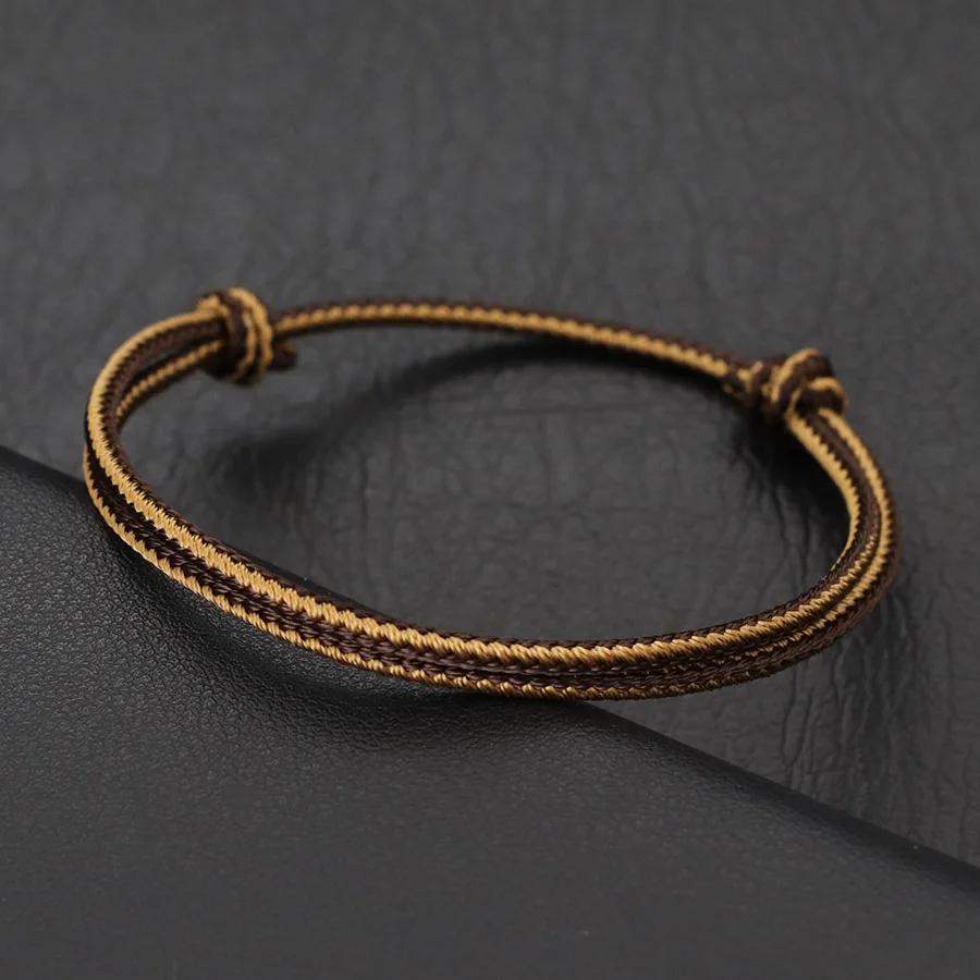 Einzigartiges Herren-Armband, Schnur, Motorradausrüstung, cooles Biker-Handzubehör, Klasse A, Seil, handgefertigt, verstellbares Armband für den Außenbereich