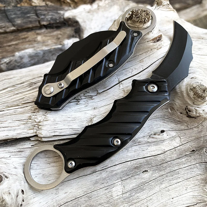 Nóż Karambit najlepszy scyzoryk ostry Raptor pazur CSGO noże przenośny fajny składany nóż do biwakowania wędrówki EDC Survival