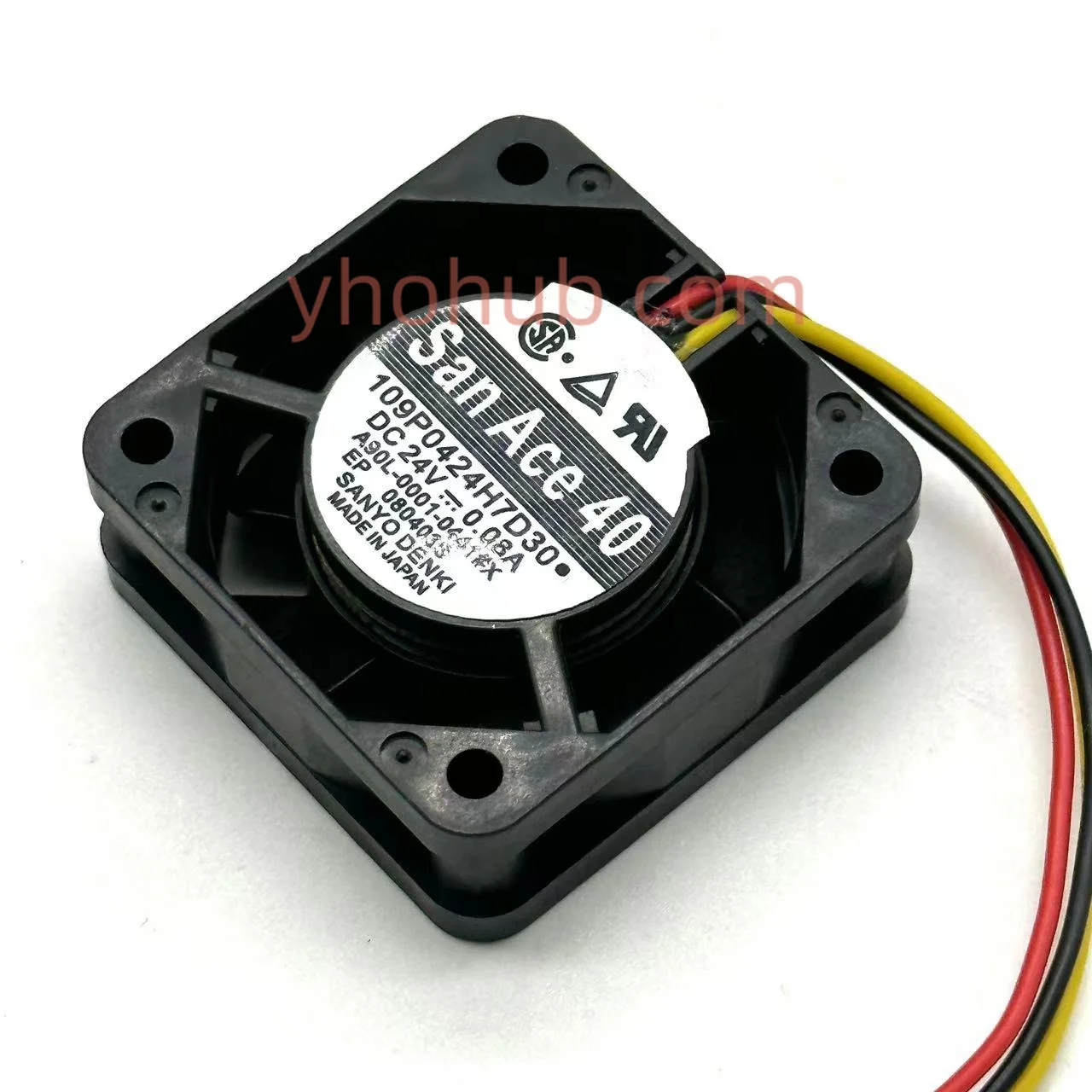 

SANYO DENKI 109P0424H7D30 DC 24V 0.08A 40x40x15mm Server Cooling Fan