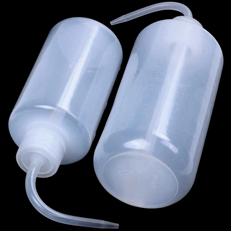 16 Pack Plant Flower Succulent Watering Bottle Plastic Bend Mouth Watering Cans Squeeze Bottle--250ML And 500ML