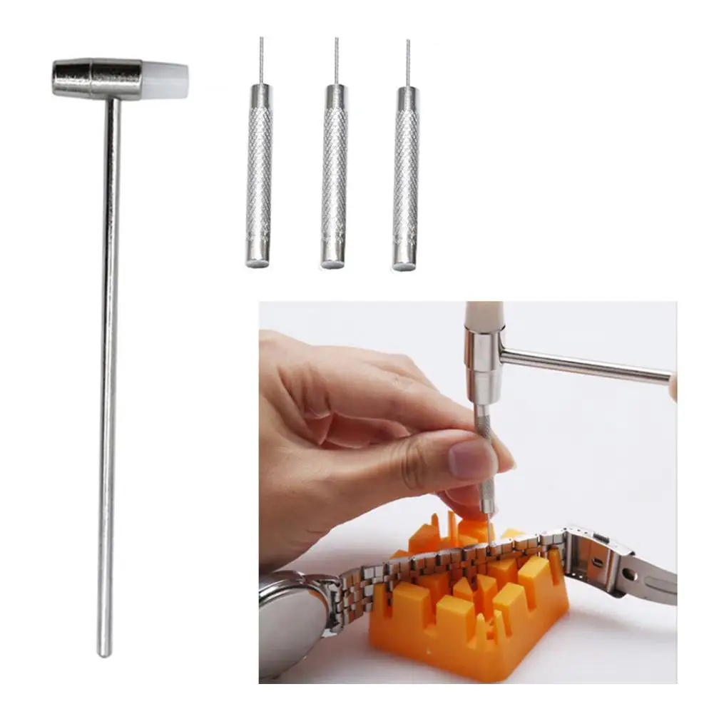 Watch Link Removal Tool Kit Strap Chain Pin Remover Band Adjustment Repair Tool for Watch Strap Chain Pin Adjustment