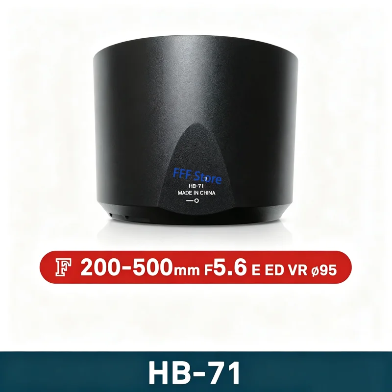New Original HB-71 Bayonet Lens Hood For Nikon AF-S 200-500mm f/5.6E ED VR 95mm Camera Lens HB 71 LENS HOOD Hb-71