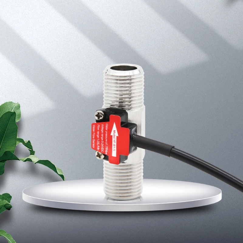 Capteur débit DN15, débitmètre d'eau en acier inoxydable, filetage externe