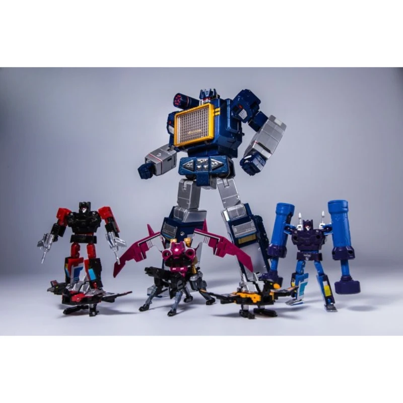 【In stock】Transformed Toys THF-01 THF-01 Sound Wave 25cm KO Moving Human Figure Alloy MP13 Gift Collection