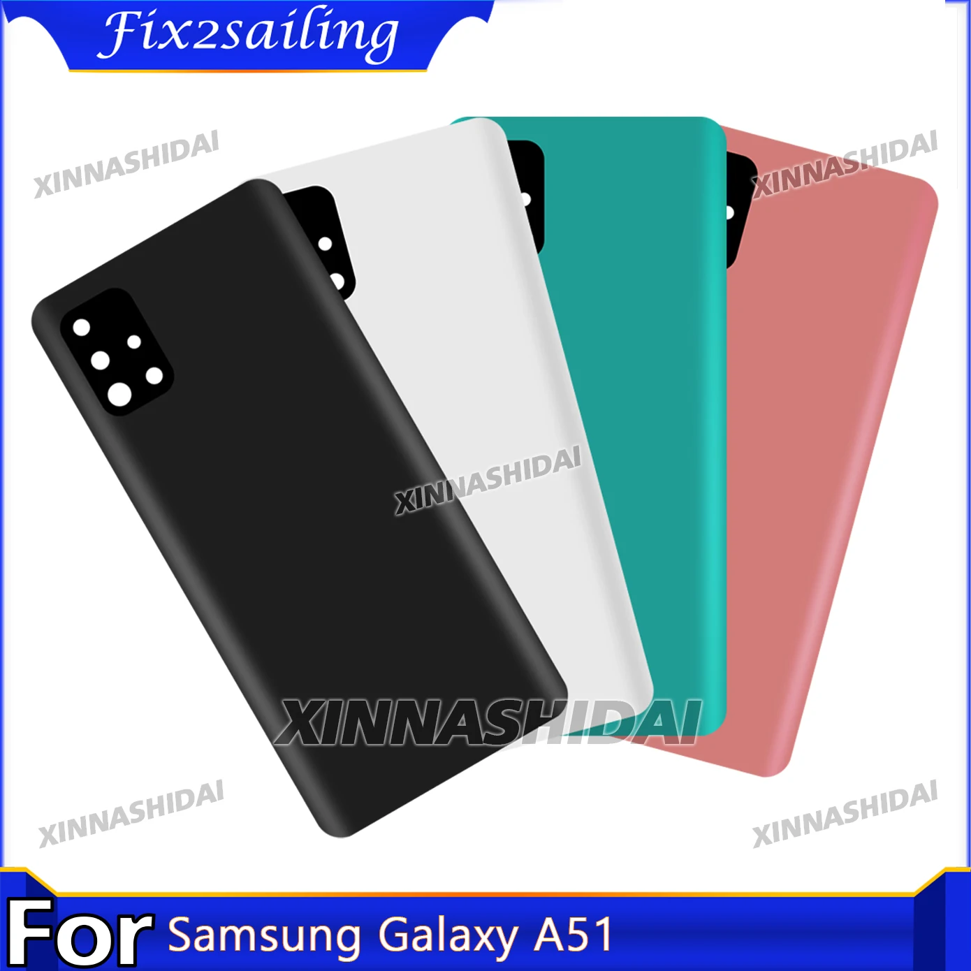 Nuevo para Samsung Galaxy A51 cubierta de batería de alta calidad digitalizador montaje pantalla para Samsung Galaxy A51 piezas de repuesto