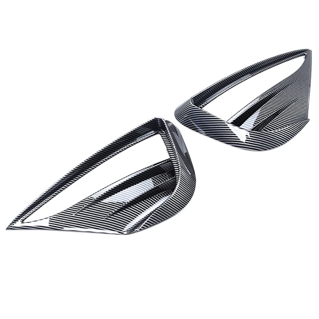 

Car Front Fog Lamp Spoiler Wind Knife Protective Carbon Cover for Tesla Model Y 2021-2022 Decoration Sticker