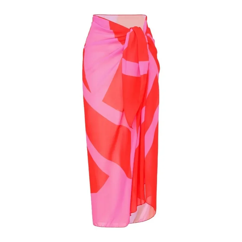 2025 Long Sleeved Color Blocked Beach Surfing Suit One-piece Swimsuit Set Women's Swimwear New Style