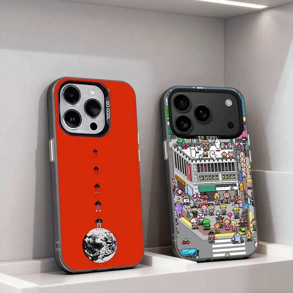 

E-EarthBound 2 Game For iPhone 17,16,15,14,13,12,11,Pro,Max,Plus,E,Air,Mini Anti Fall Black Matte Hard Bumper Phone Case